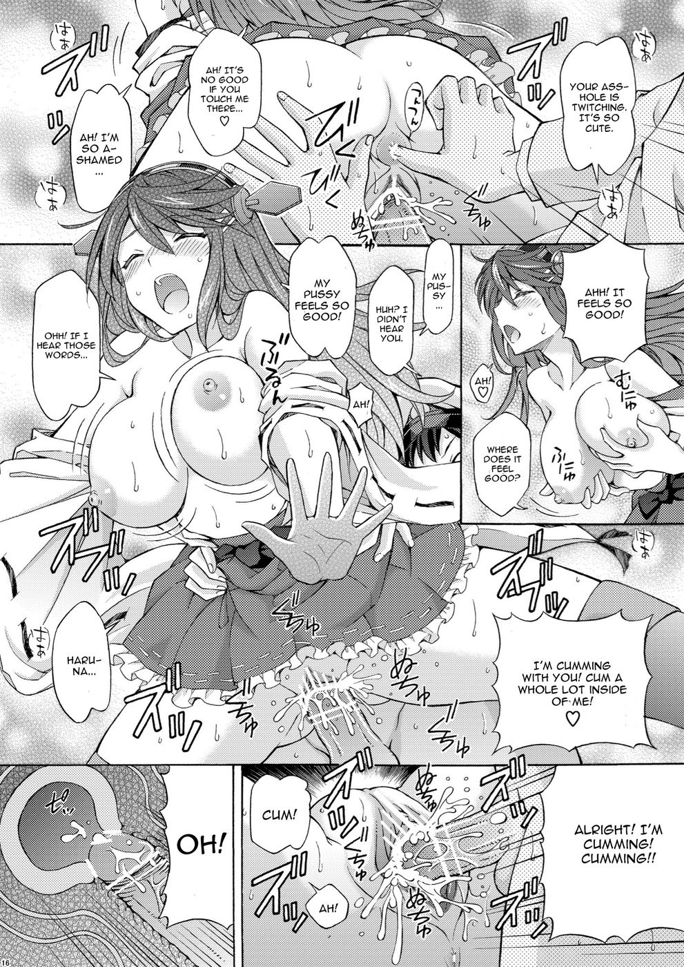 Hentai Manga Comic-Kancolle Battleship Haruna-Read-16